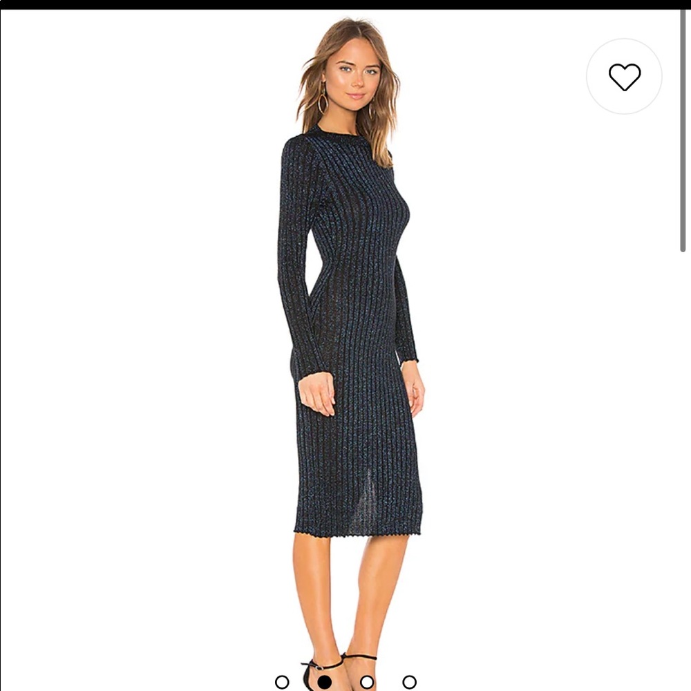 Superdown sparkle sweater dress